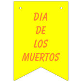 メキシコの死んだスカルカスタム バンティングフラッグ (第2の旗)