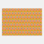 メキシコの死んだスカルカスタム ラッピングペーパーシート (正面3)