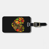 メキシコの死んだメキシコの日 ラゲッジタグ (正面横)