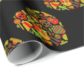 メキシコの死んだメキシコの日 ラッピングペーパー (ロールコーナー)