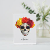 メキシコの死んだ仮面の日 ポストカード (スタンド正面)