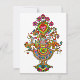 メキシコの死んだ木のノートカードの日 ノートカード