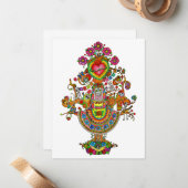 メキシコの死んだ木のノートカードの日 ノートカード (正面/裏面インサイチュ)