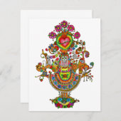 メキシコの死んだ木のノートカードの日 ノートカード (正面/裏面)