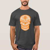 メキシコの死んだ砂糖のスカル Tシャツ (正面)