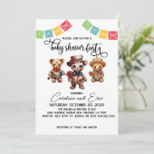 メキシコの死んだ赤ちゃんシャワーの日フィエスタ 招待状 (スタンド正面)