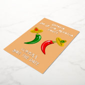 メキシコの死者の日は日付を保存 箔シーズンカード (回転した状態)