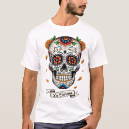 メキシコの死者の日 スカル Tシャツ