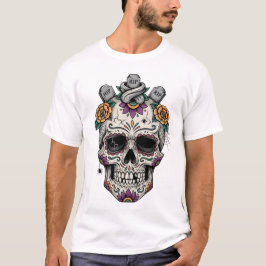 メキシコの死者の日 スカル Tシャツ