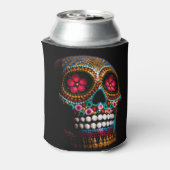 メキシコの死者の日 スケルトンアート デスアート 缶クーラー (缶裏面)