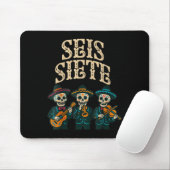 メキシコの死者の日 67 6 7 面白いTシャツ マウスパッド (マウス)