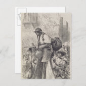 メキシコの水上運搬船 ポストカード (正面/裏面)