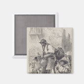 メキシコの水上運搬船 マグネット (正面/裏面)