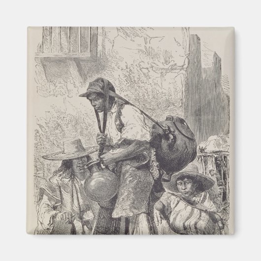 メキシコの水上運搬船 マグネット (正面)