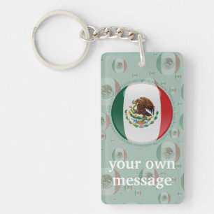 メキシコの泡旗 キーホルダー