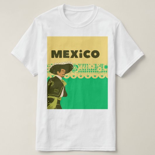 メキシコの男性用Tシャツ Tシャツ (デザイン正面)