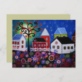 メキシコの町のはがき ポストカード (正面/裏面)