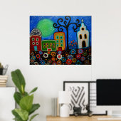 メキシコの町のポスター ポスター (ホームオフィス)