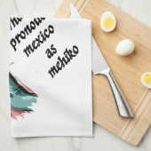 メキシコの発音 キッチンタオル (四つ折り)