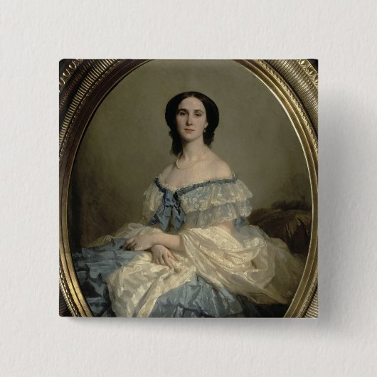 メキシコの皇后シャーロット 缶バッジ (正面)