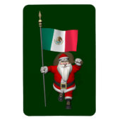 メキシコの看板のあるサンタクロース マグネット (縦)