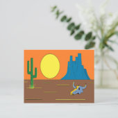 メキシコの砂漠 ポストカード (スタンド正面)