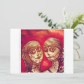 メキシコの砂糖スカルの日 招待状 (スタンド正面)