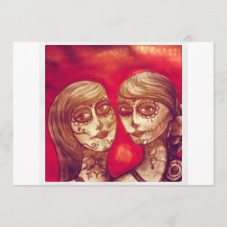 メキシコの砂糖スカルの日 招待状