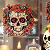 メキシコの砂糖スカル死の日 ウィンドウサイン