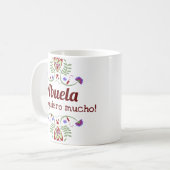 メキシコの祖父母へのフラワーギフト コーヒーマグカップ (正面左)
