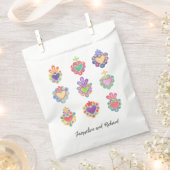 メキシコの神聖なハート フェイバーバッグ (クリップ留めされた状態)