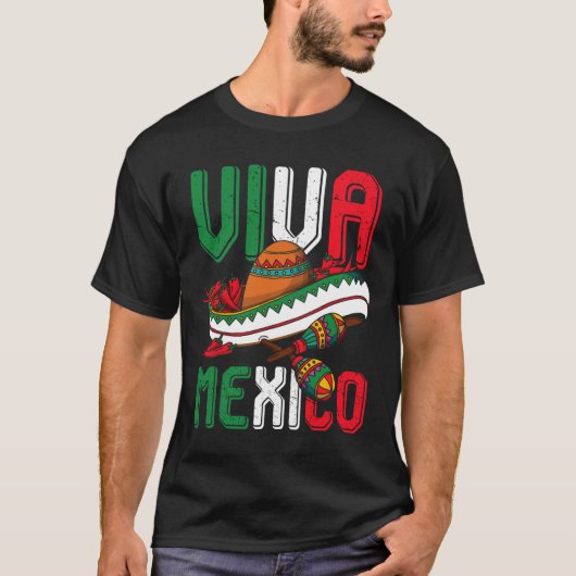 メキシコの祭典シンゴ・デ・マヨ Tシャツ (正面)