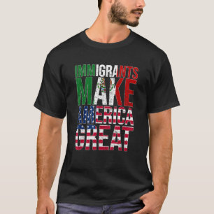 メキシコの移民がアメリカを素晴らしグラフィック化する Tシャツ
