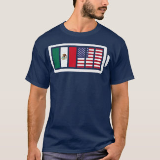 メキシコの米国電力完全充電バッテリプリミ Tシャツ
