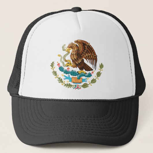 メキシコの紋章付き外衣 キャップ (正面)