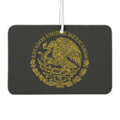 メキシコの紋章 カーエアーフレッシュナー (正面)