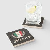 メキシコの紋章 ストーンコースター (横)