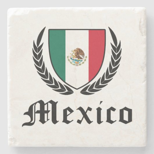 メキシコの紋章 ストーンコースター (正面)