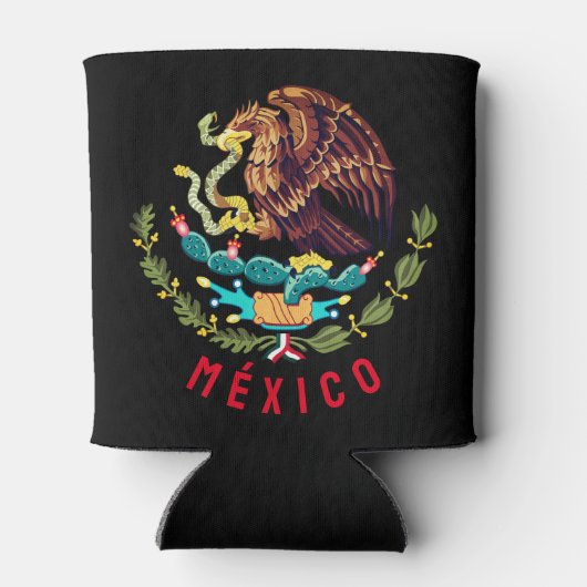 メキシコの紋章 缶クーラー (裏面)