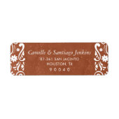 メキシコの紙の装飾 アドレス ラベル (正面)