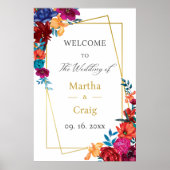 メキシコの結婚フェスタの歓迎看板ポスター ポスター (正面)