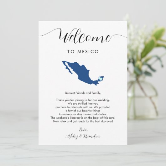 メキシコの結婚地図と歓迎の日程 (スタンド正面)