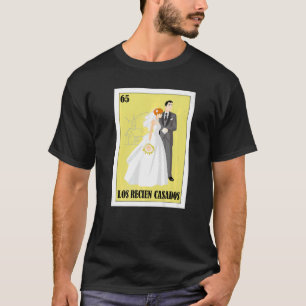 メキシコの結婚式のためのLos Recien Casados 2 Tシャツ