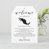 メキシコの結婚歓迎ラベルの旅程 (スタンド正面)