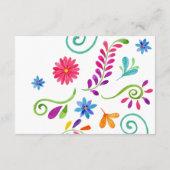 メキシコの結婚Fiesta詳細エンクロージャカード エンクロージャーカード (裏面)