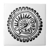 メキシコの絵文字(Maya) タイル (正面)