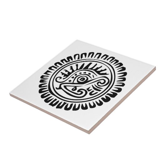 メキシコの絵文字(Maya) タイル (側面)