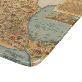 メキシコの絵解き地図 カッティングボード (角)