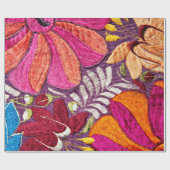 メキシコの織物模様 ラッピングペーパー (フラット)