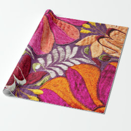 メキシコの織物模様 ラッピングペーパー